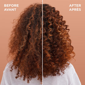 Garnier product texture dispensed on hand showing lightweight absorbency