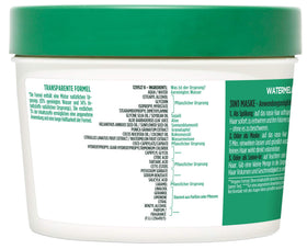 Garnier Watermelon Hair Food creamy texture close-up illustrating lightweight, moisturising formula for fine hair