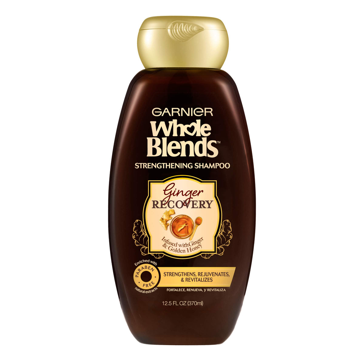 Garnier bottle front packaging showing label and benefits
