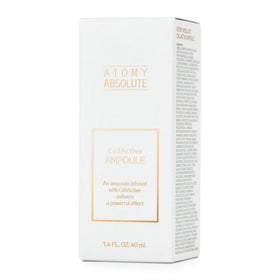 GASHINA STORY ampoule serum texture on fingertip showing lightweight absorbent benefit