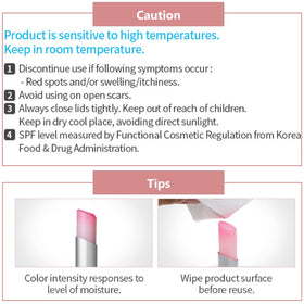 GASHINA STORY Atomy Lip Glow twin tubes displayed to emphasize dual-pack value