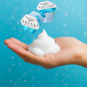 GASHINA STORY Kane-bo rich lather in hands demonstrating gentle creamy foam