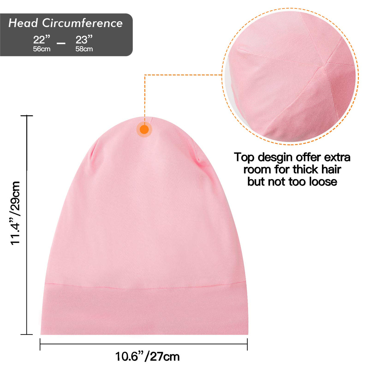 GB Selected interior crown with six seams highlighting stable shape and root protection