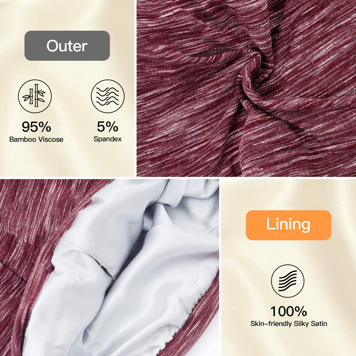 GB Selected inside view showing six-seam top for stable shape and coverage