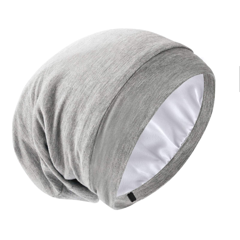 GB Selected bonnet front view shows light grey fit and breathable shell