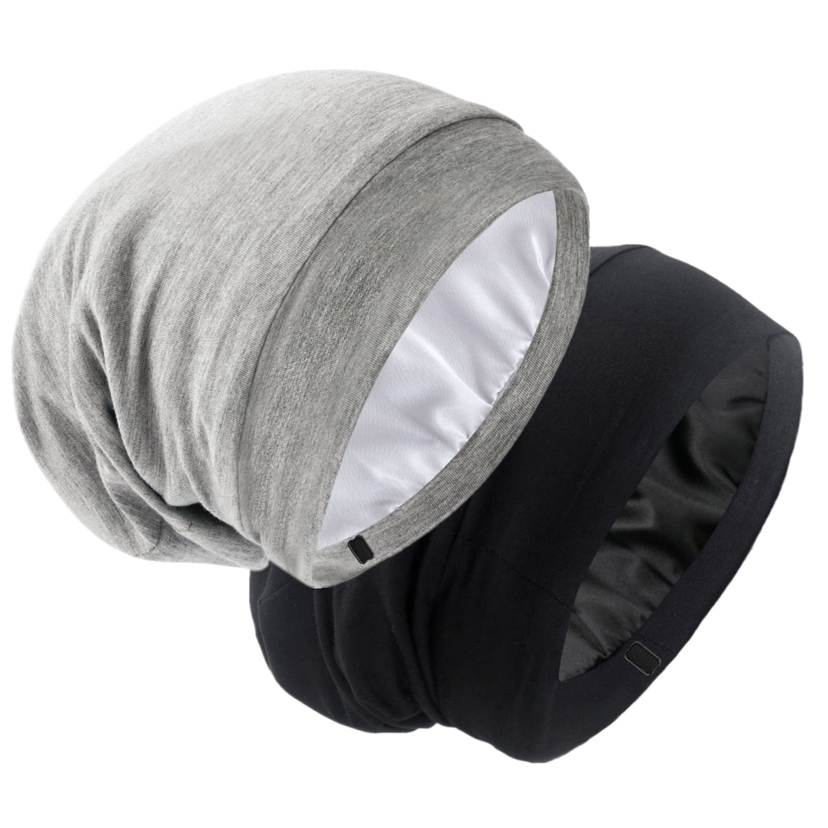 GB Selected front view of black and light grey bonnet showing shape and two-tone look
