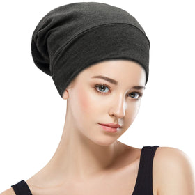 GB Selected bonnet held in hand to show size and generous coverage