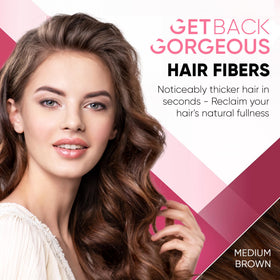 Get Back Gorgeous close-up of fiber texture for natural-looking thickness