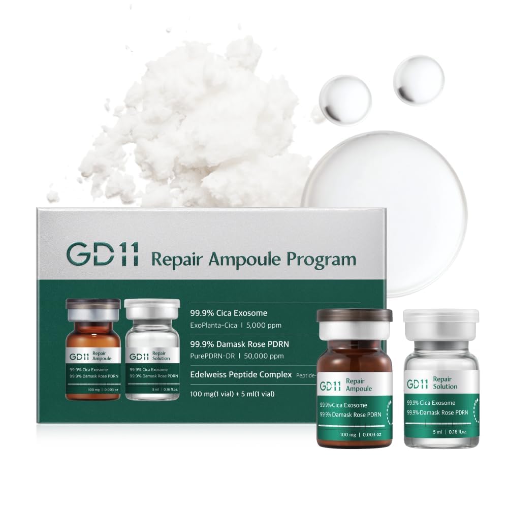 GD11 front packaging showing box and vials for clear product identification and benefit