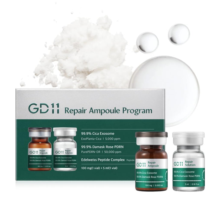 GD11 front packaging showing box and vials for clear product identification and benefit