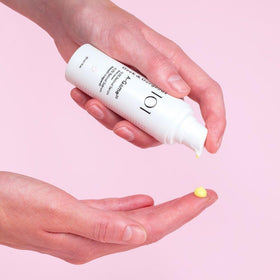 Geek & Gorgeous A-Game 20 serum drop close-up showing silky lightweight texture