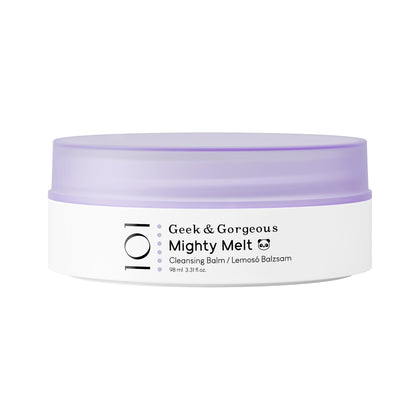 Geek & Gorgeous front packaging showing jar and label, clear product identity benefit