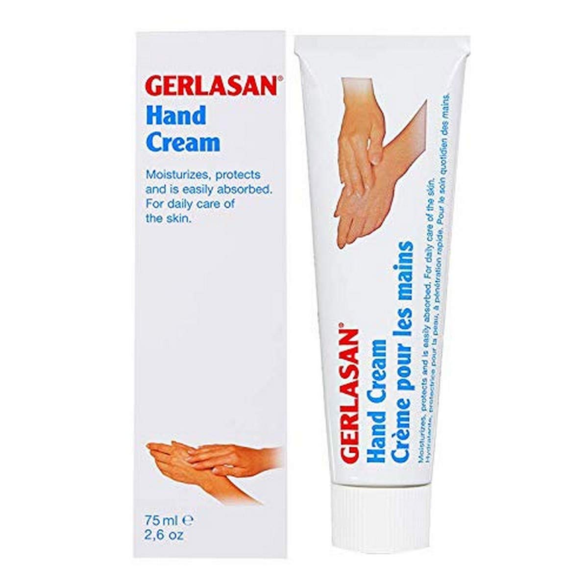 GEHWOL hand cream front packaging showing brand and product benefits