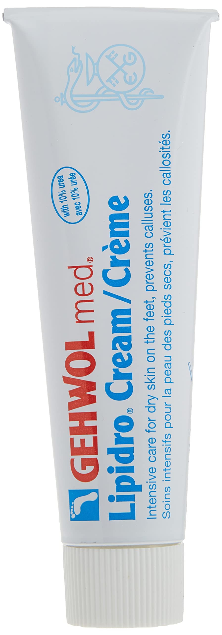 GEHWOL Lipidro being applied to heel illustrating targeted care and softened calluses benefit