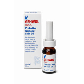 Gehwol Med front bottle showing label and 15 ml size for travel convenience