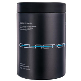 Gelactica front jar showing label and 32 oz container benefit strong hold