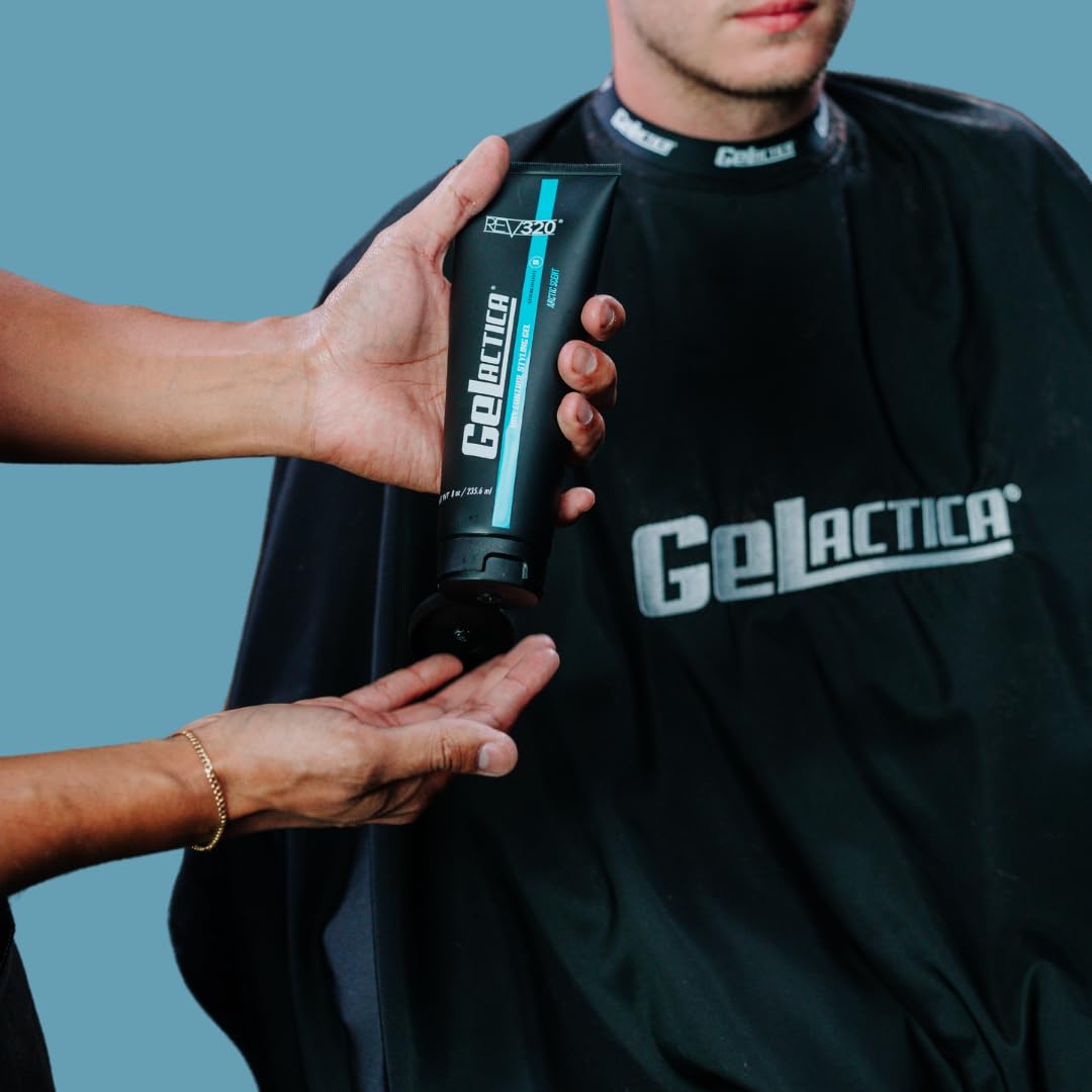 Gelactica rinsing under water showing water-based formula and easy washout benefit