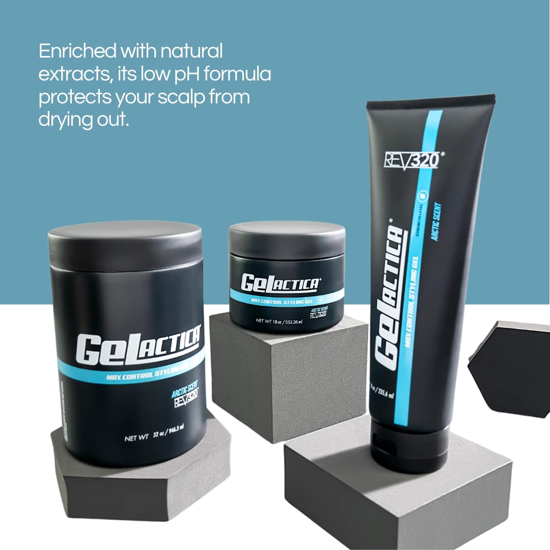 Gelactica spike hair detail demonstrating defined texture and control benefit