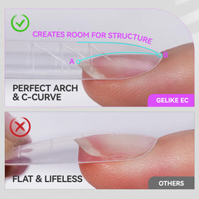 gelike ec side profile highlighting C-curve and straight sides benefit
