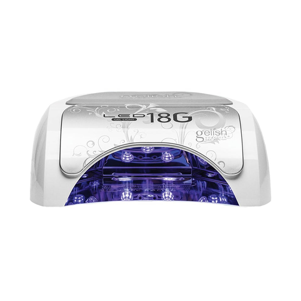 Gelish 18G Classic front view showing compact lamp and fast curing benefit
