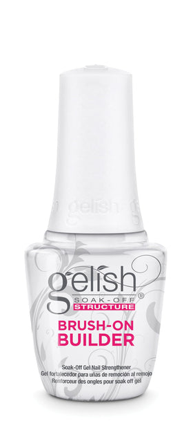 Gelish clear builder front packaging showing product and label for professional strength