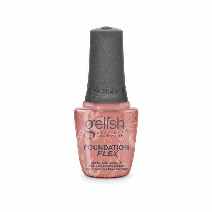 Gelish front packaging showing Cover Beige bottle and benefits
