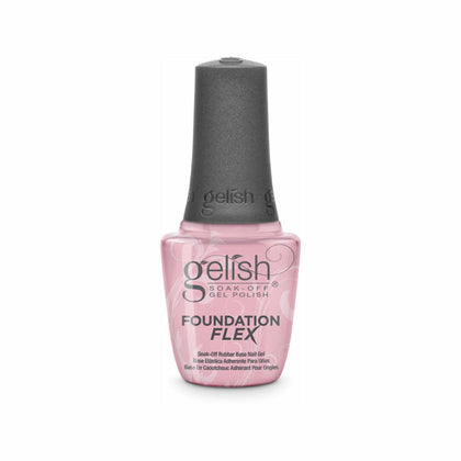 Gelish bottle front packaging showing Light Nude shade and clear label benefits