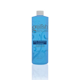 Gelish front packaging 16 oz bottle showing product label and purpose