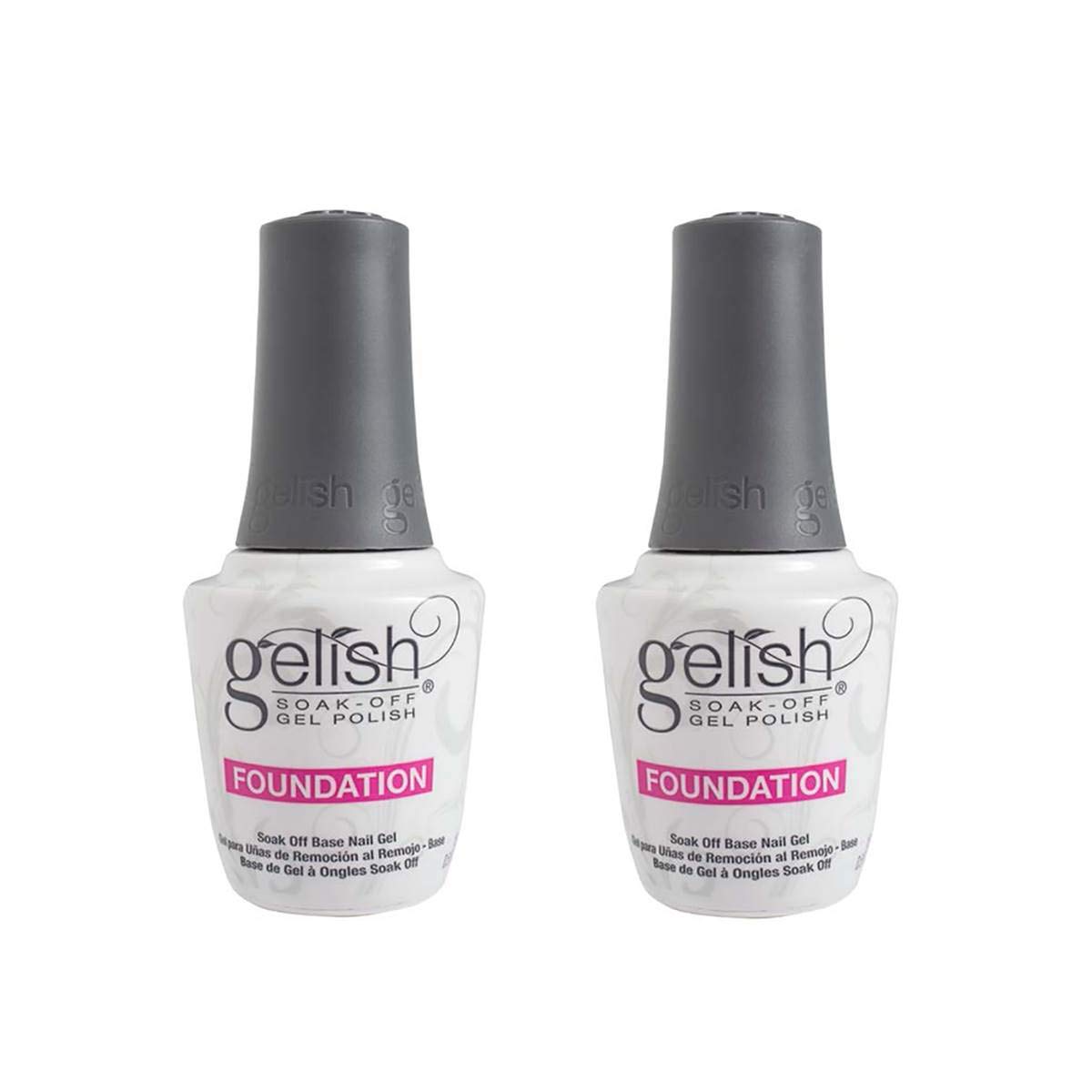 Gelish Harmony front packaging showing two bottles and professional benefit