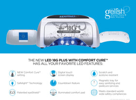 Gelish 36G Plus digital display closeup for precise countdown timing