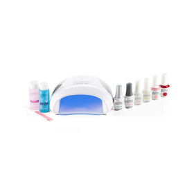 Gelish LED lamp close-up illustrating even curing and fast drying benefit