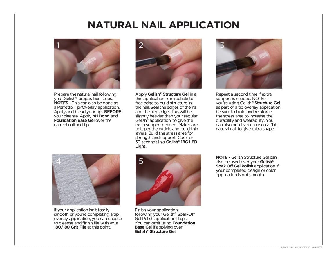 Gelish in-salon application on client nails showing professional finish benefit