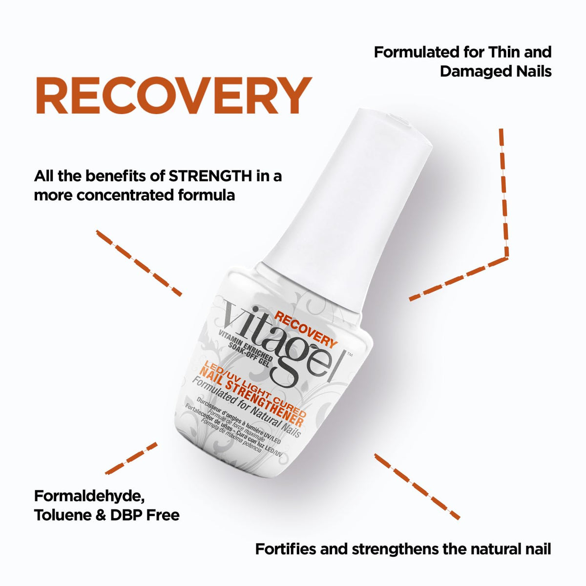 Gelish applied during manicure showing strengthened nails benefit
