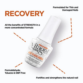 Gelish applied during manicure showing strengthened nails benefit