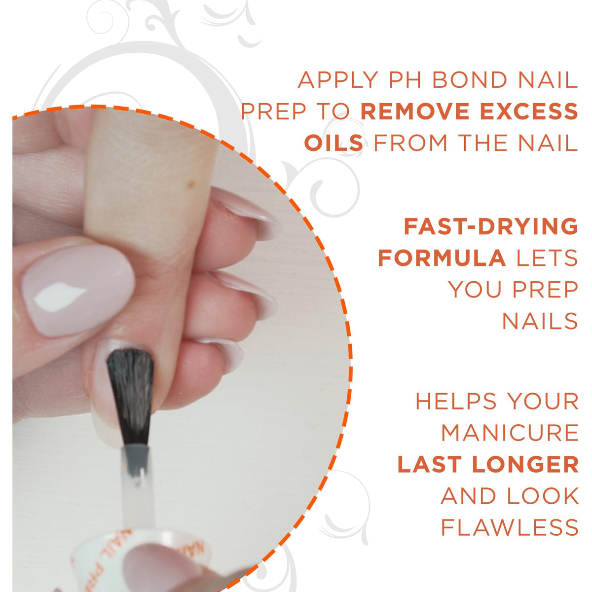 Gelish pH Bond salon lifestyle setup with tools showing professional prep and consistent gel results