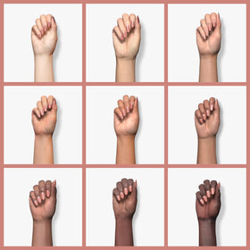 Gelish shade comparison swatches Clear Light Pink Light Nude Cover Beige, helps color choice