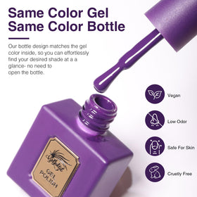 GELLAKTIK texture drop closeup showing creamy HEMA-free consistency