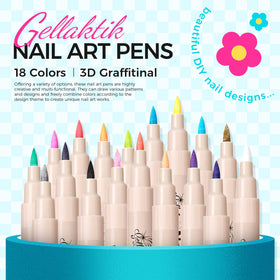 GELLAKTIK close-up of 0.7mm fine tip delivering precise lines and control