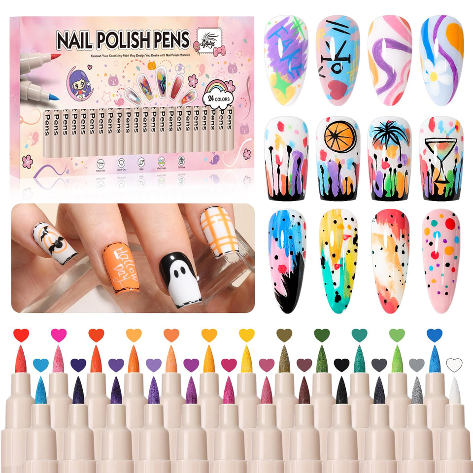 GELLAKTIK front packaging showing 24 colors for easy selection and gifting