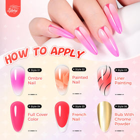 GELLAKTIK sponge applicators close-up with metal grabber, easy blending benefit