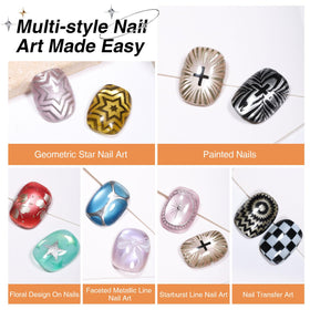 GELLAKTIK full tool layout flatlay displaying kit variety for DIY salon use