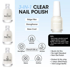 GELLEN base coat brush close-up showing smooth texture and filling action