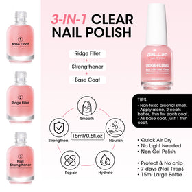 GELLEN brush detail of base coat applying smoothly to fill ridges and improve texture