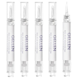 GELLEN front packaging showing five nail glue remover pens for quick release