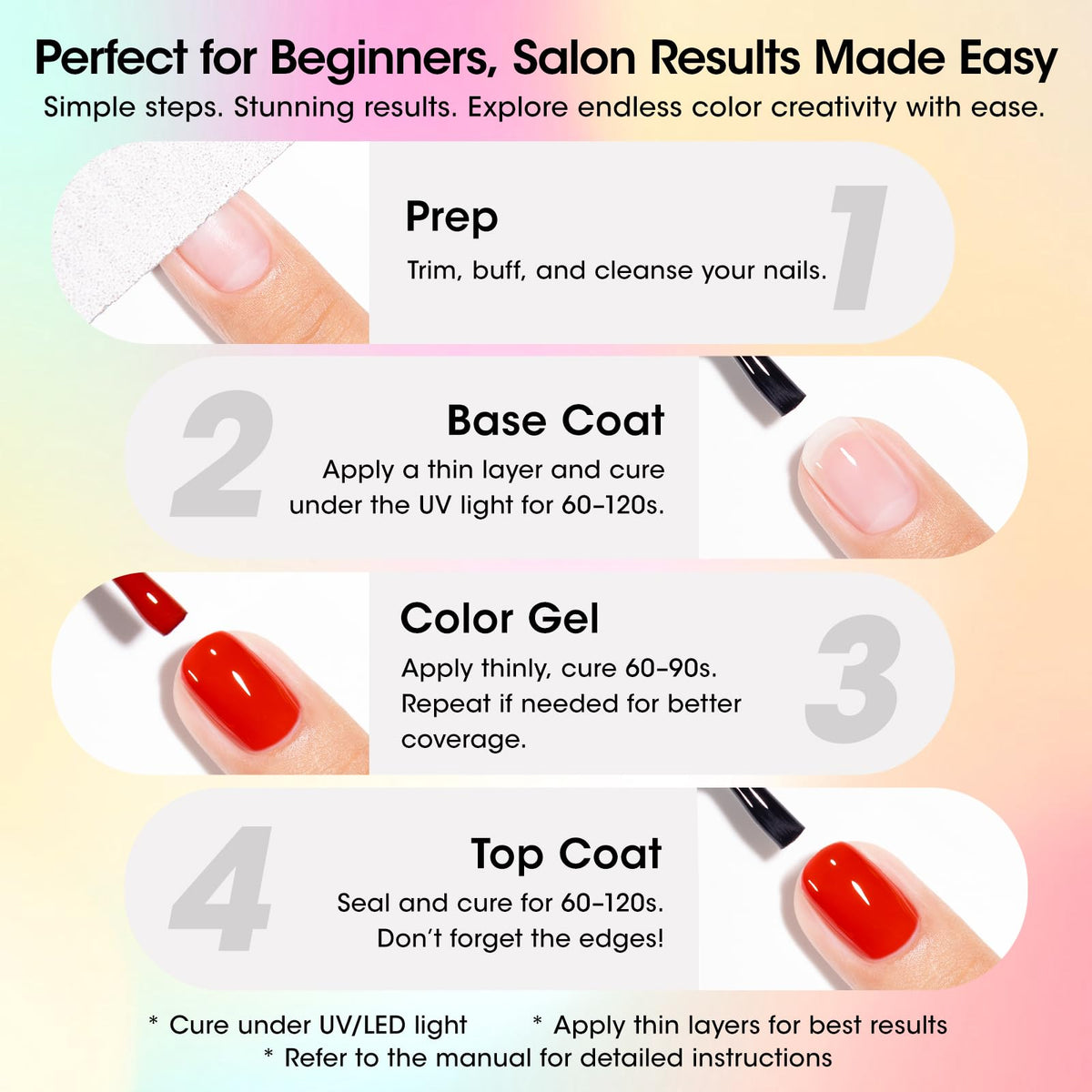 GELLEN lifestyle manicure on model showcasing glossy and matte finishes for style inspiration benefit