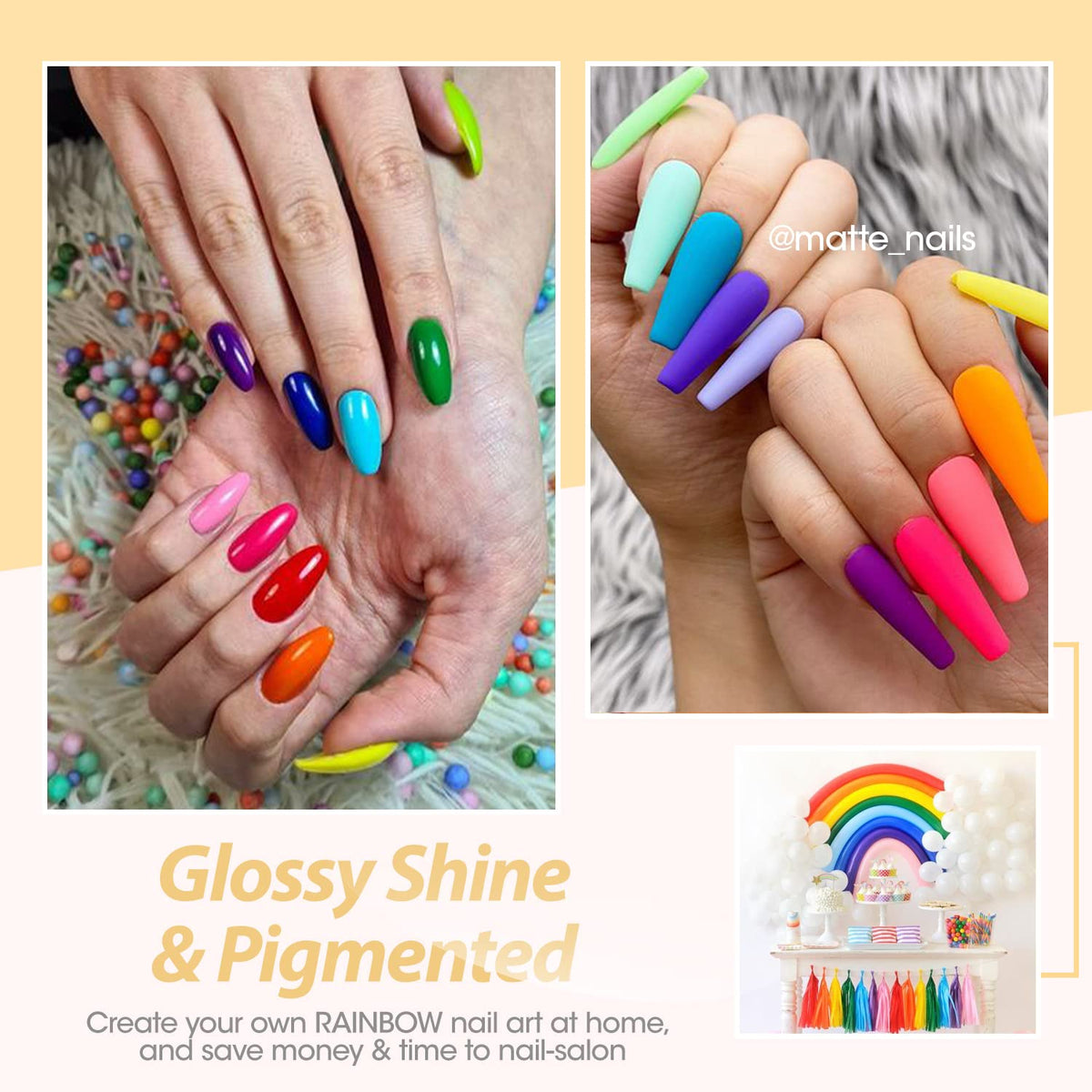 GELLEN brush stroke texture showing smooth pigmented gel for even application