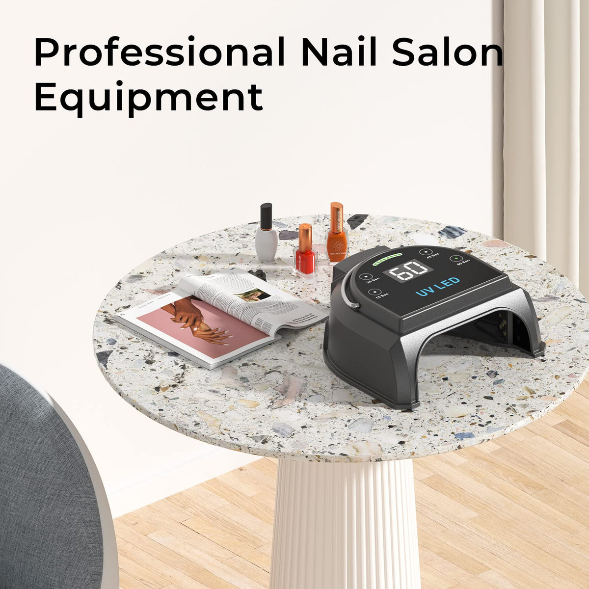 gelpal lifestyle salon setup showing professional results and portable salon benefit