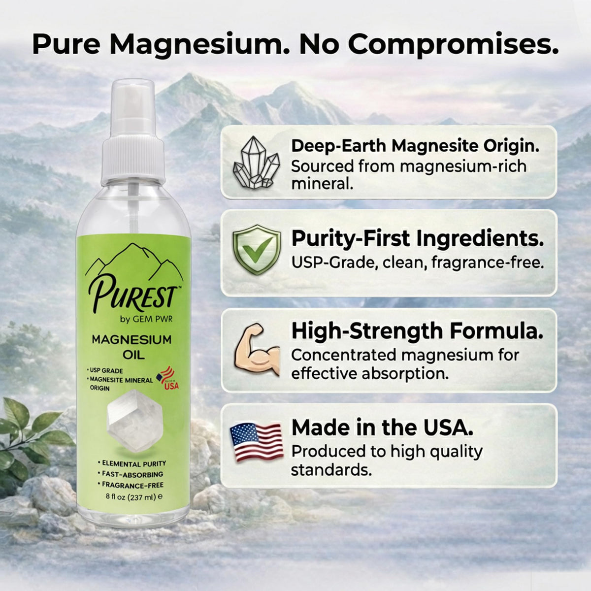 GEM PWR spray nozzle close-up demonstrating easy targeted application