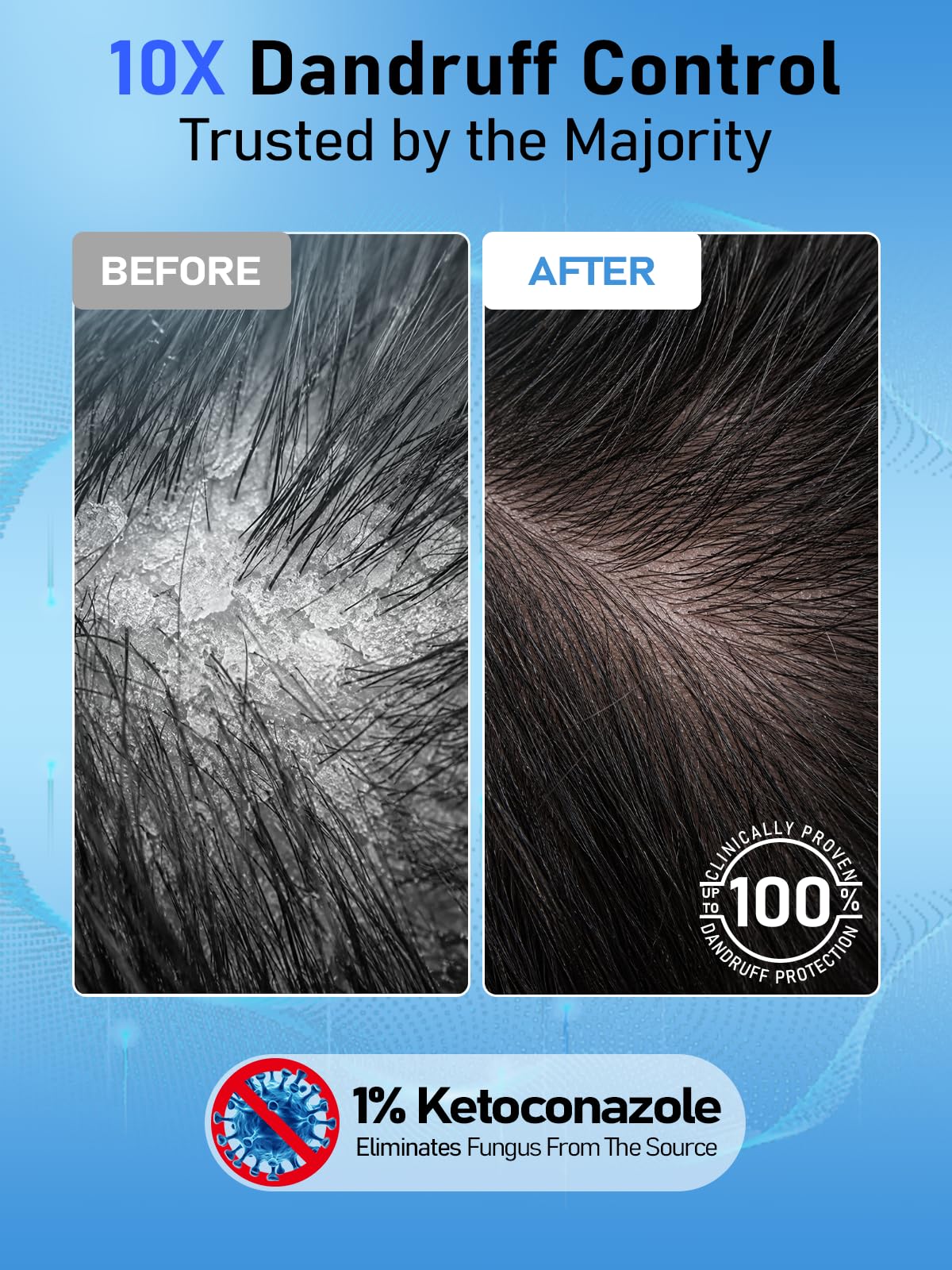 Gembooxt shampoo texture on hand demonstrating gentle lather for scalp care