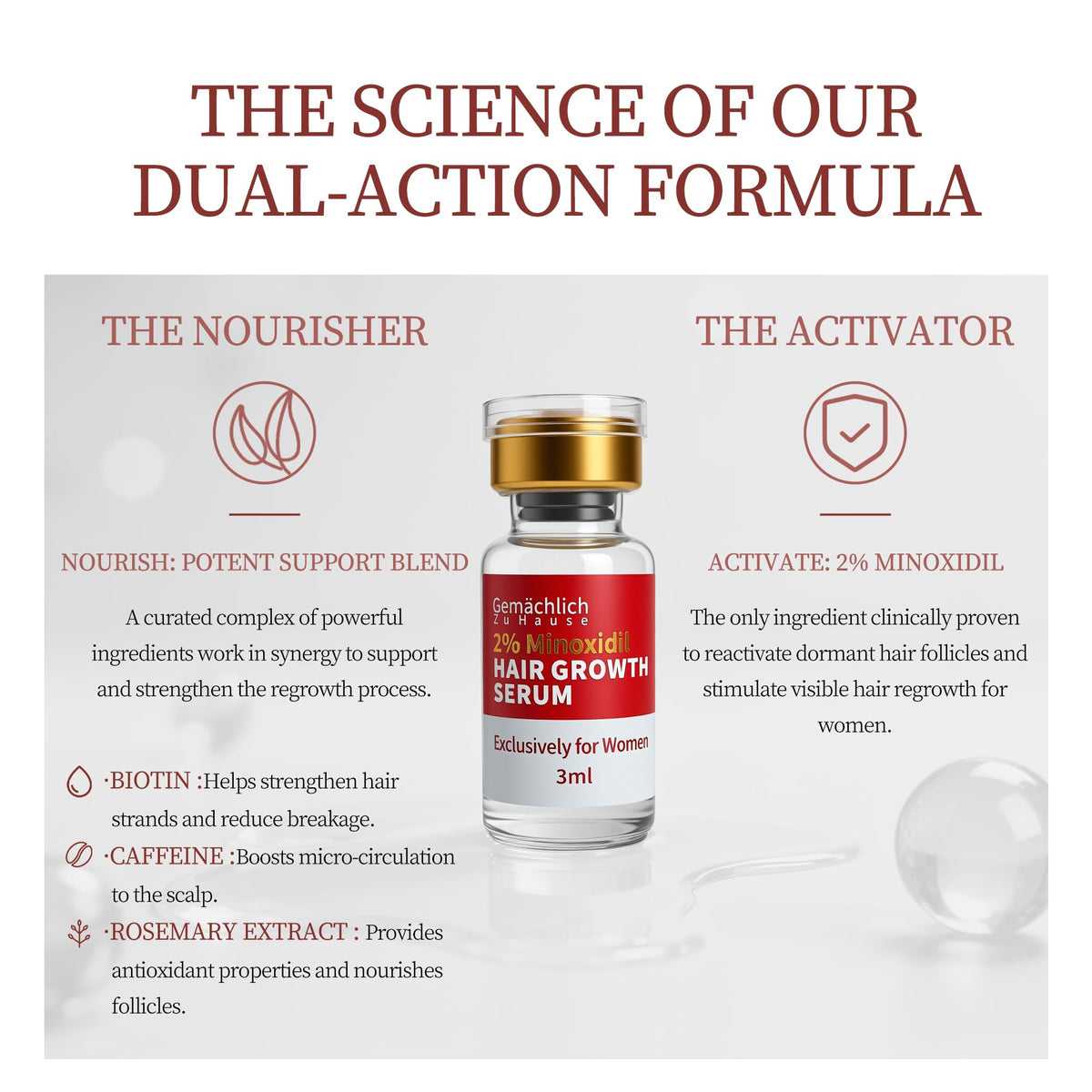 Gemächlich Zu Hause dropper application demonstrating precise topical delivery benefit
